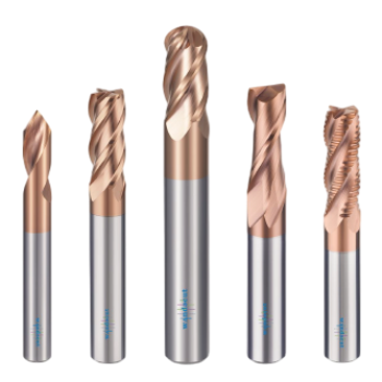 HRC55 Corner Radius End Mill